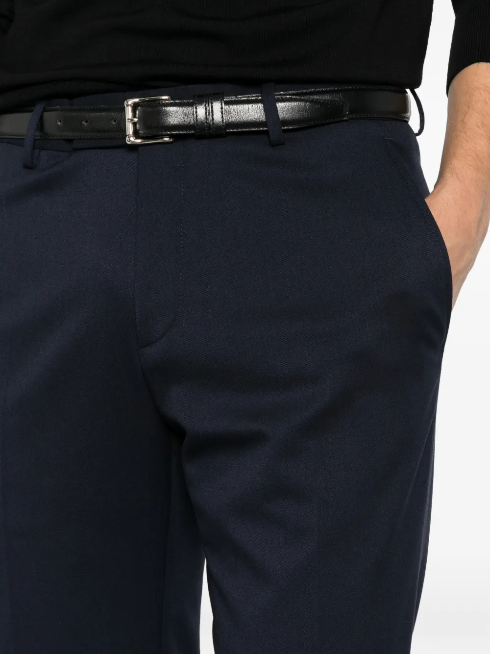 Karl Lagerfeld Geplooide pantalon Blauw