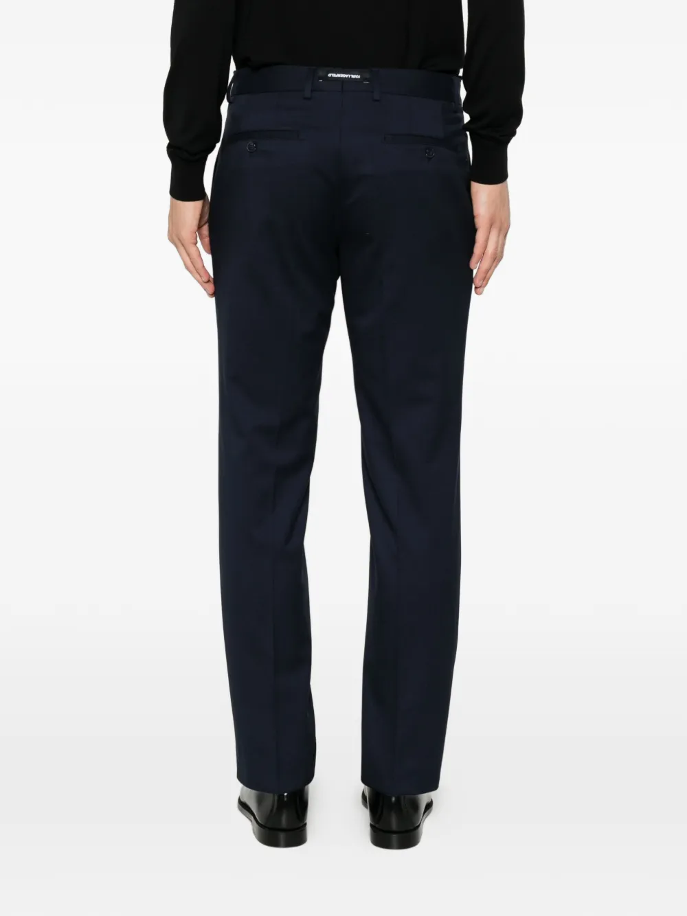 Karl Lagerfeld Geplooide pantalon Blauw