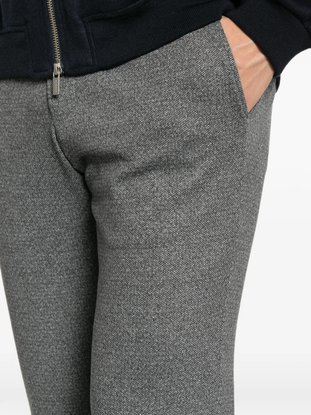 Karl Lagerfeld Pantalon met elastische tailleband Grijs