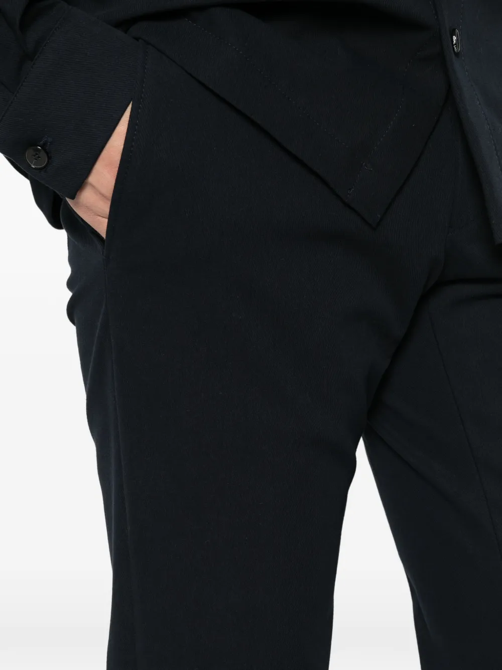 Karl Lagerfeld Broek met logopatch Blauw