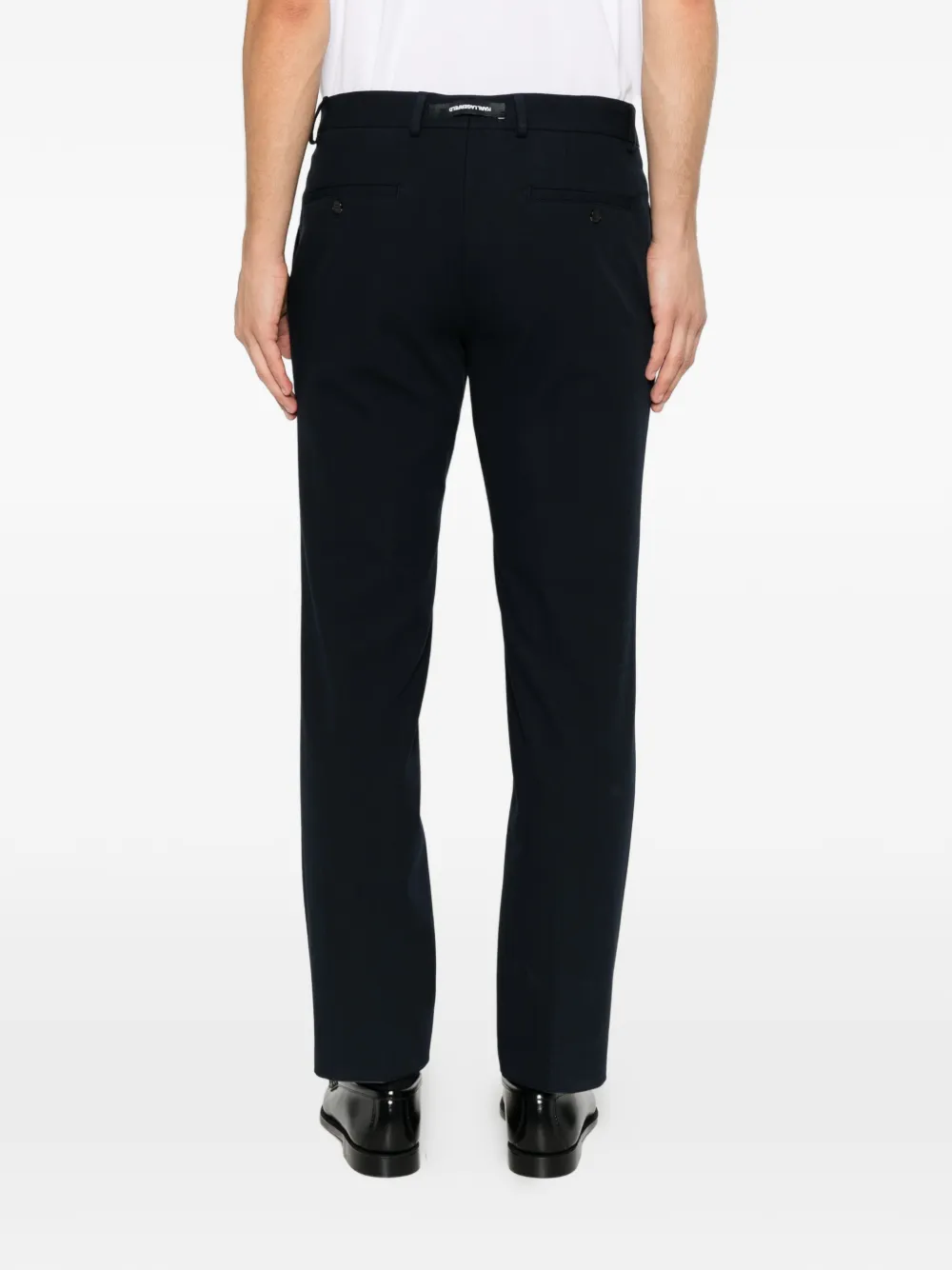 Karl Lagerfeld Broek met logopatch Blauw