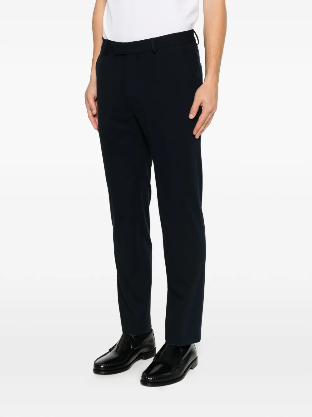 Karl Lagerfeld Broek met logopatch Blauw