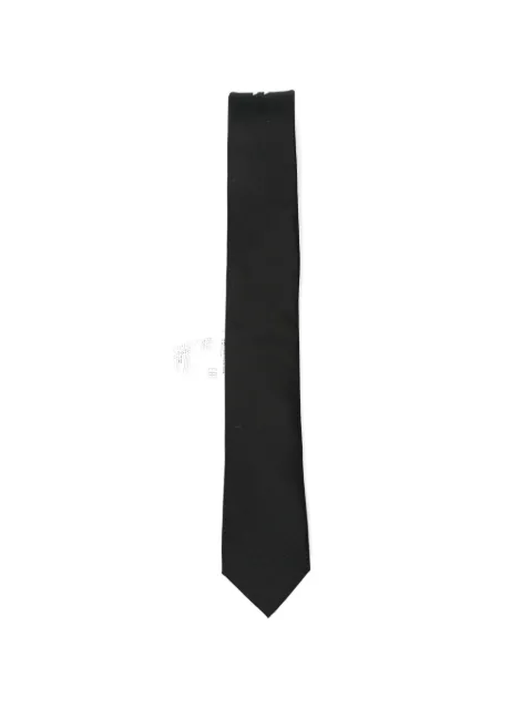 Karl Lagerfeld logo-embroidered tie