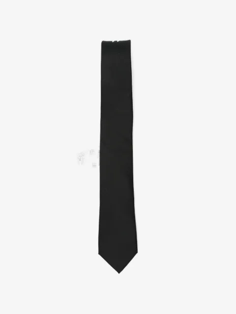Karl Lagerfeld corbata de seda con logo bordado
