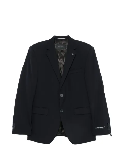 Karl Lagerfeld single-breasted buttoned blazer