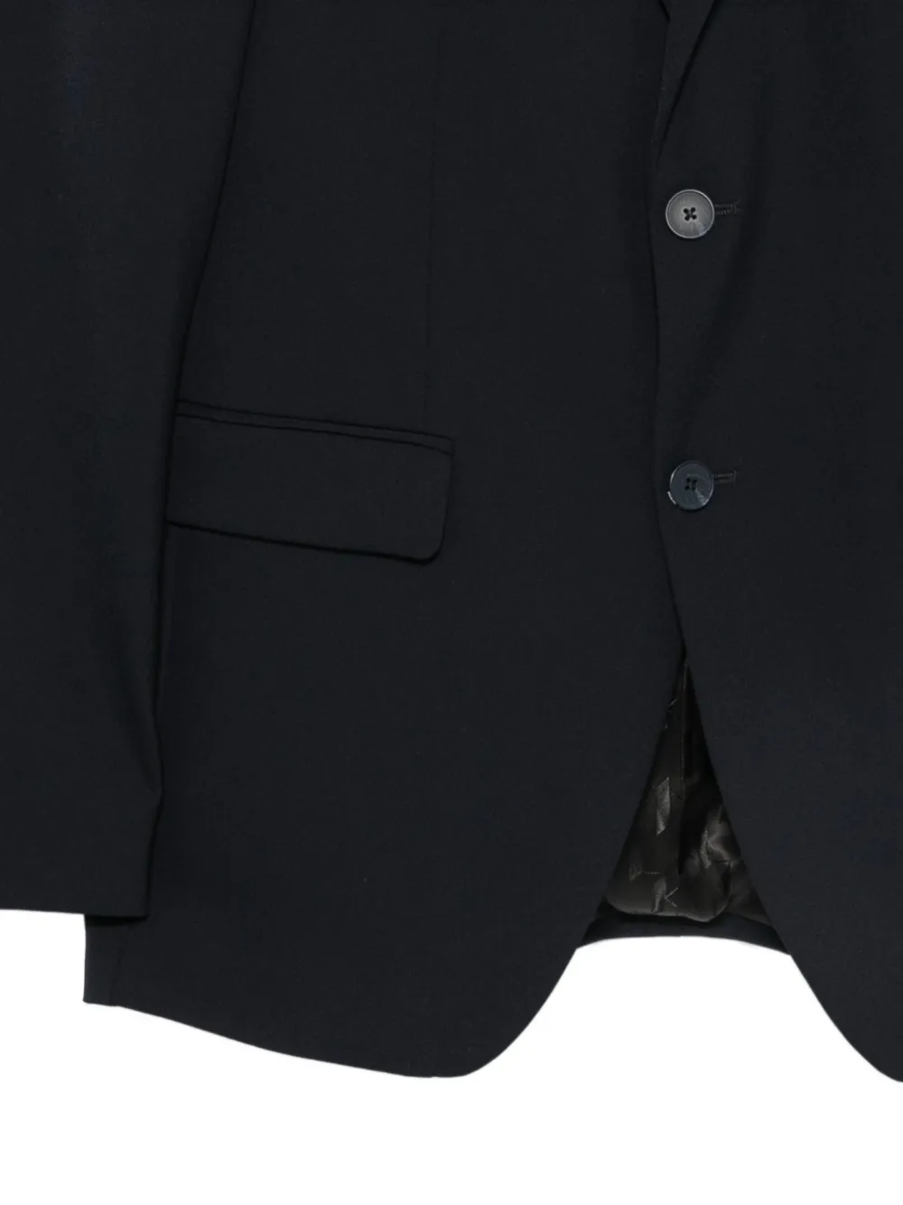 Karl Lagerfeld Blazer met enkele rij knopen Blauw