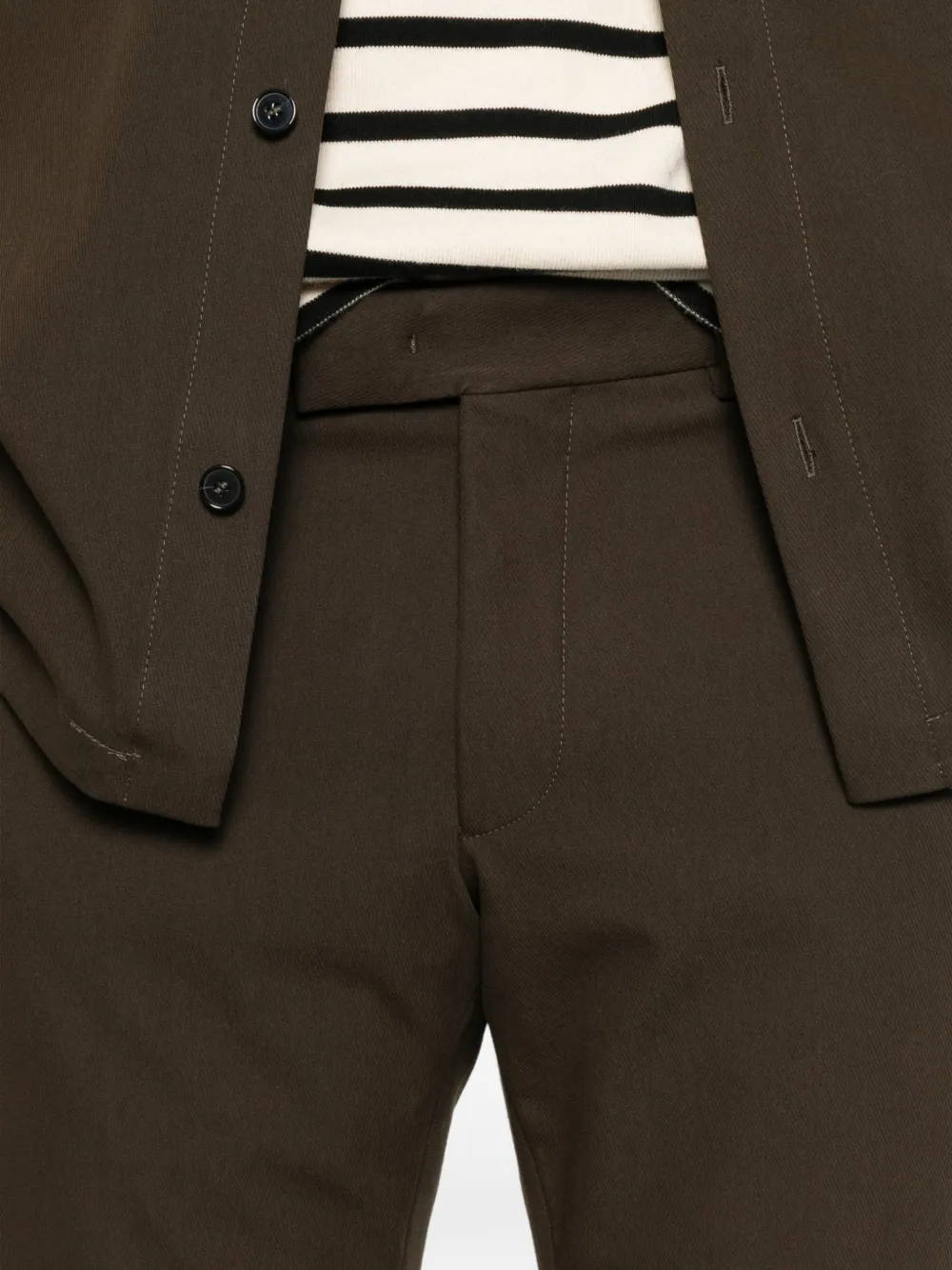 Karl Lagerfeld Broek met logopatch Bruin