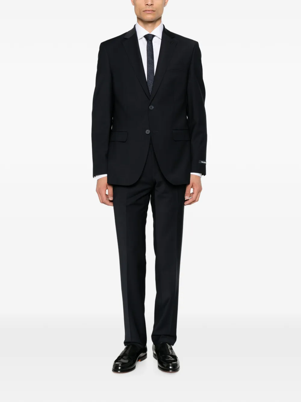 Karl Lagerfeld Blazer met enkele rij knopen Blauw