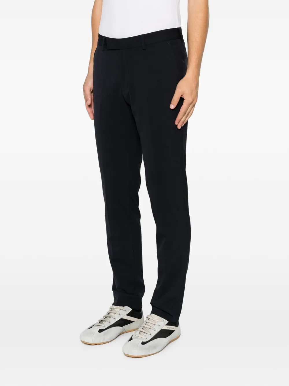 Karl Lagerfeld Broek met logopatch Blauw