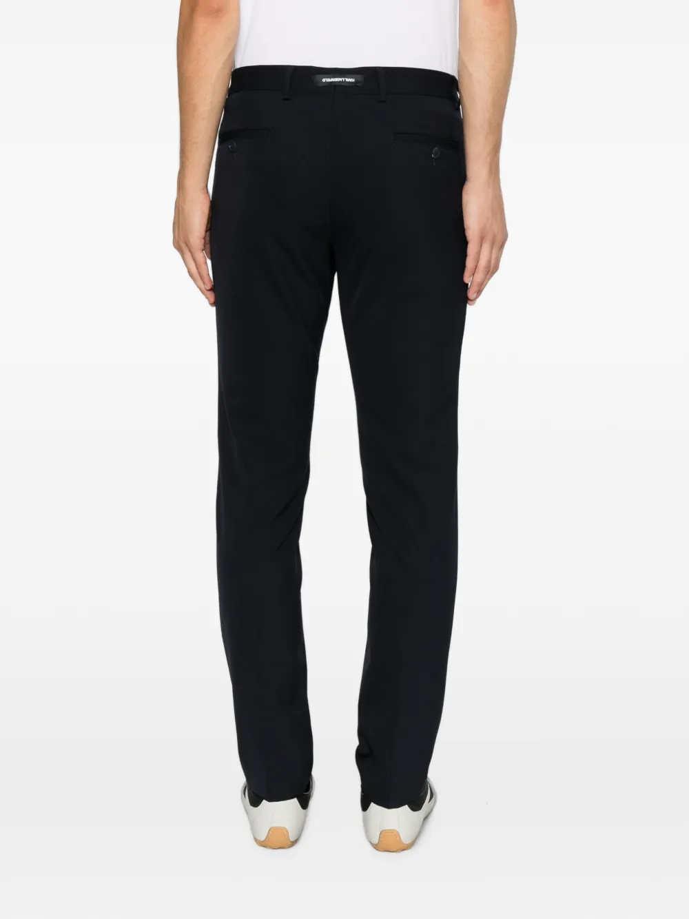 Karl Lagerfeld Broek met logopatch Blauw