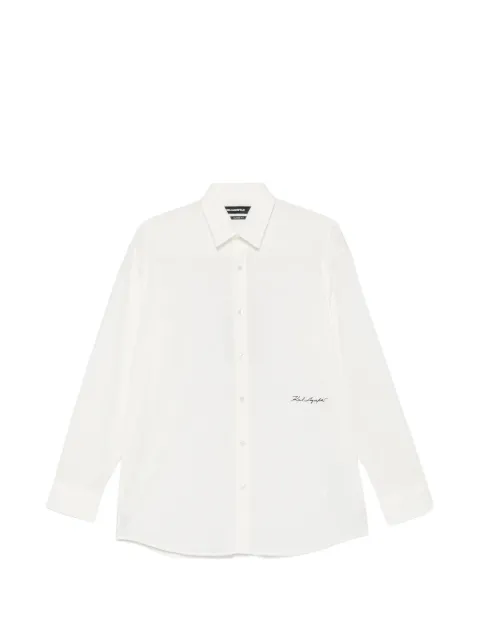 Karl Lagerfeld logo-print long-sleeve shirt