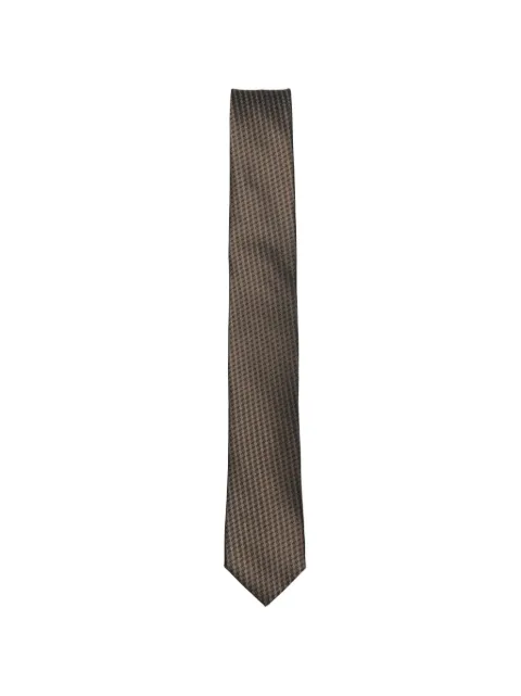 Karl Lagerfeld houndstooth-pattern tie