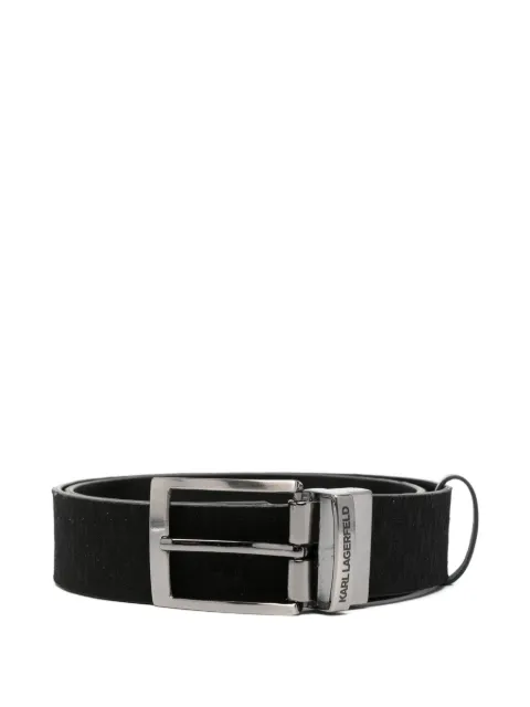 Karl Lagerfeld monogram-pattern belt
