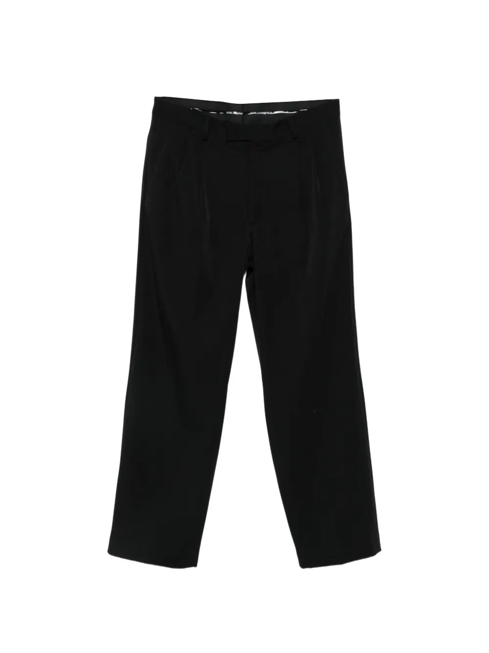 Karl Lagerfeld pleated-design trousers - Nero