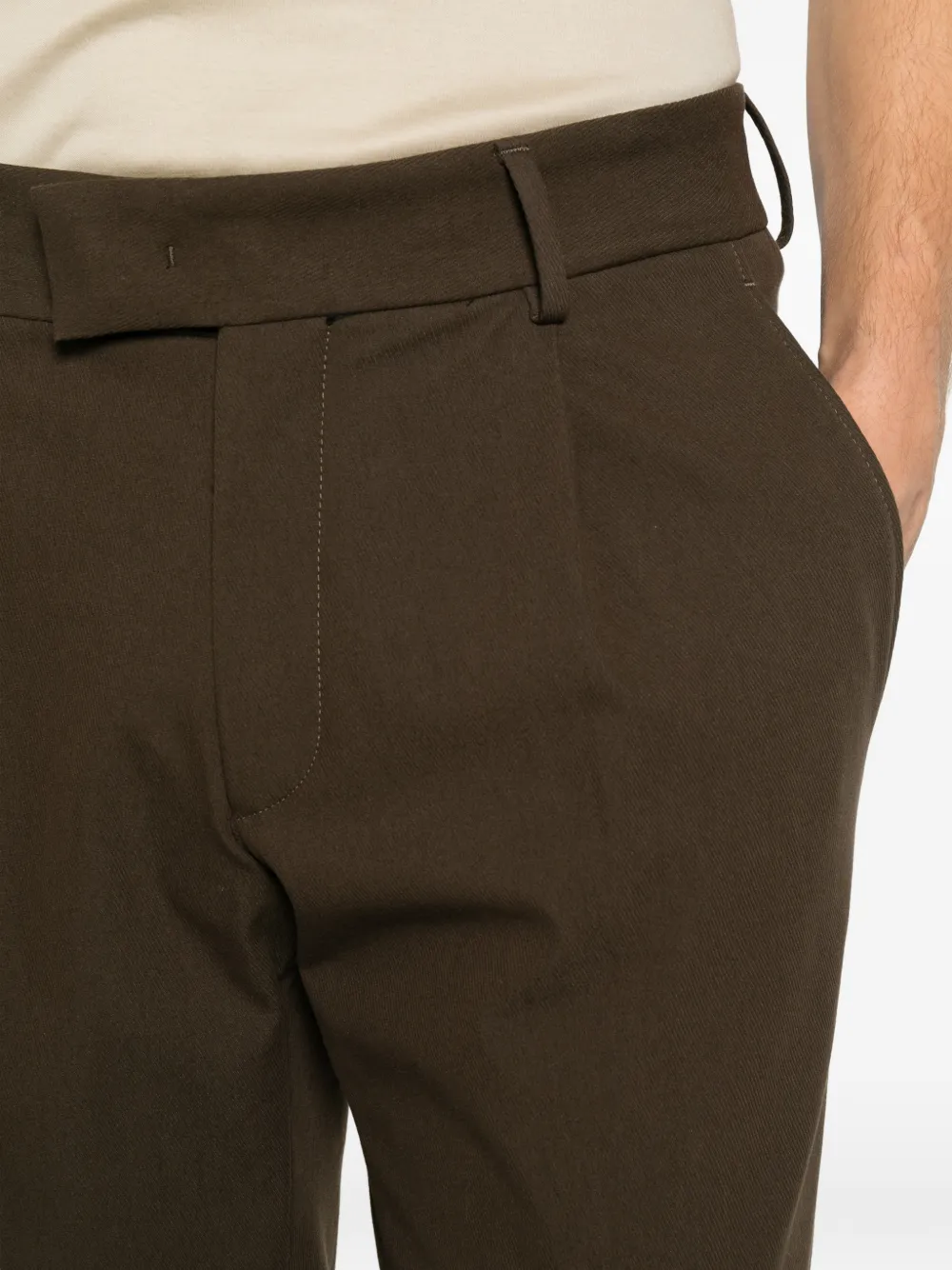 Karl Lagerfeld Broek met plooien Bruin