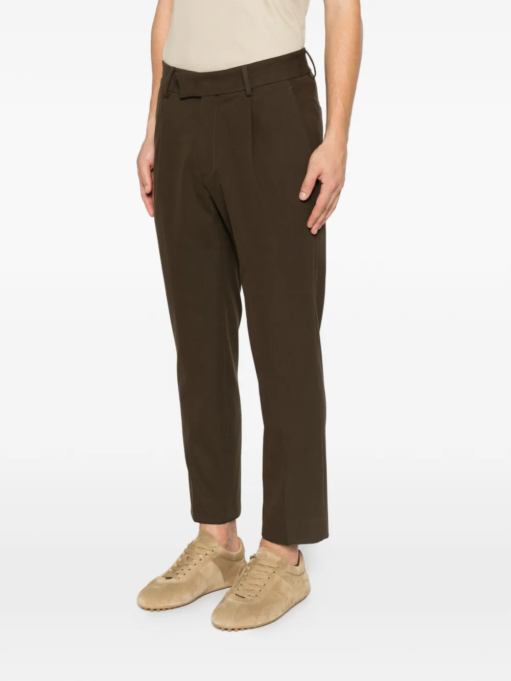 Karl Lagerfeld Broek met plooien Bruin