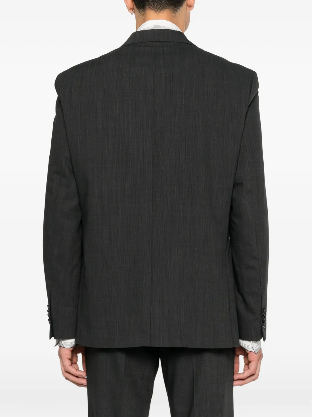 Karl Lagerfeld Jack met enkele rij knopen Grijs