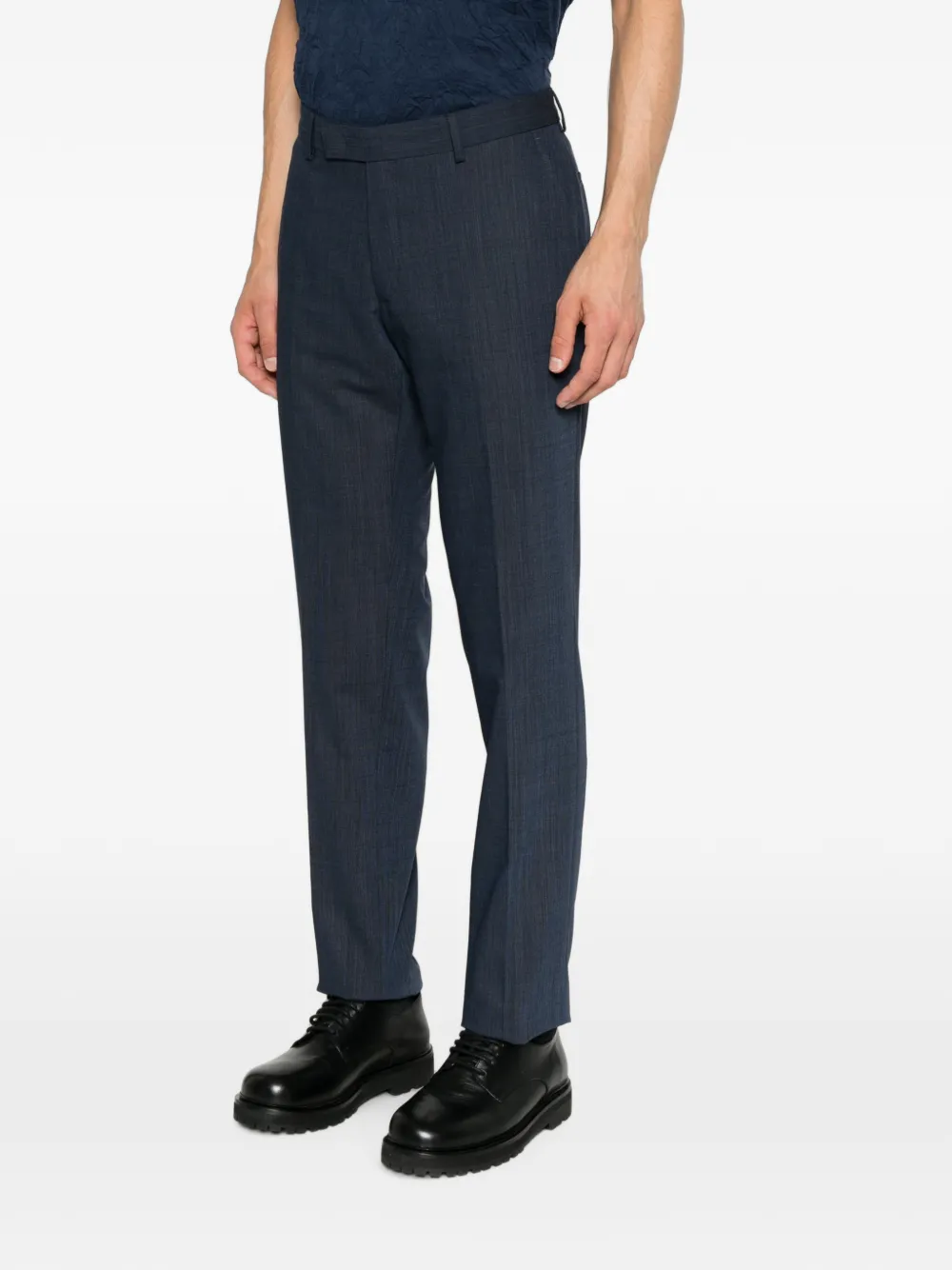 Karl Lagerfeld tailored slim-fit trousers Blauw