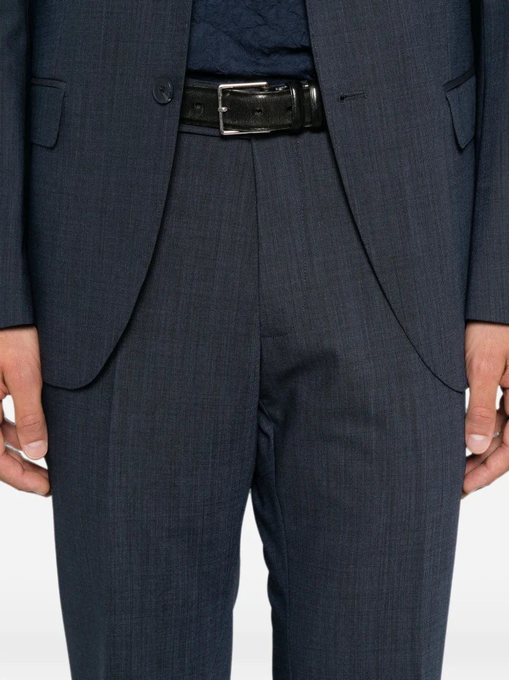 Karl Lagerfeld tailored slim-fit trousers Blauw