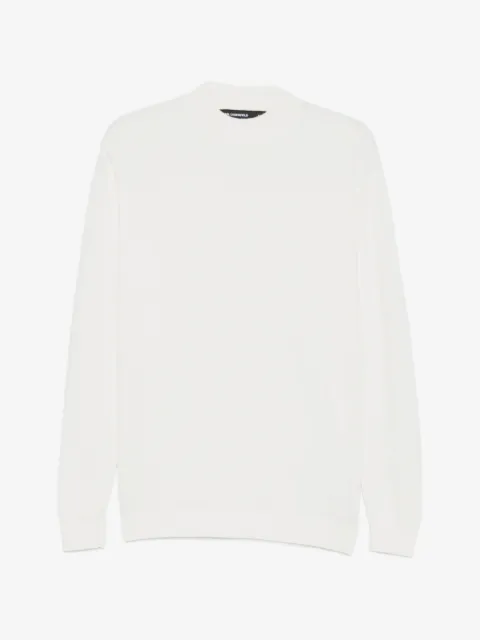 Karl Lagerfeld logo-embroidered sweater