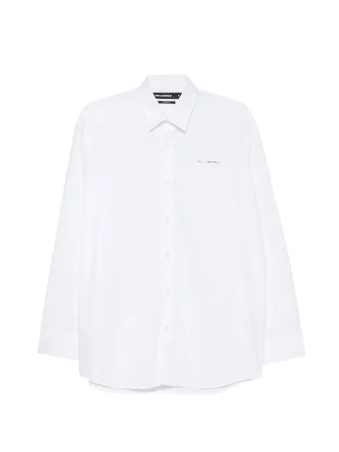 Karl Lagerfeld logo-detail loose-fit shirt