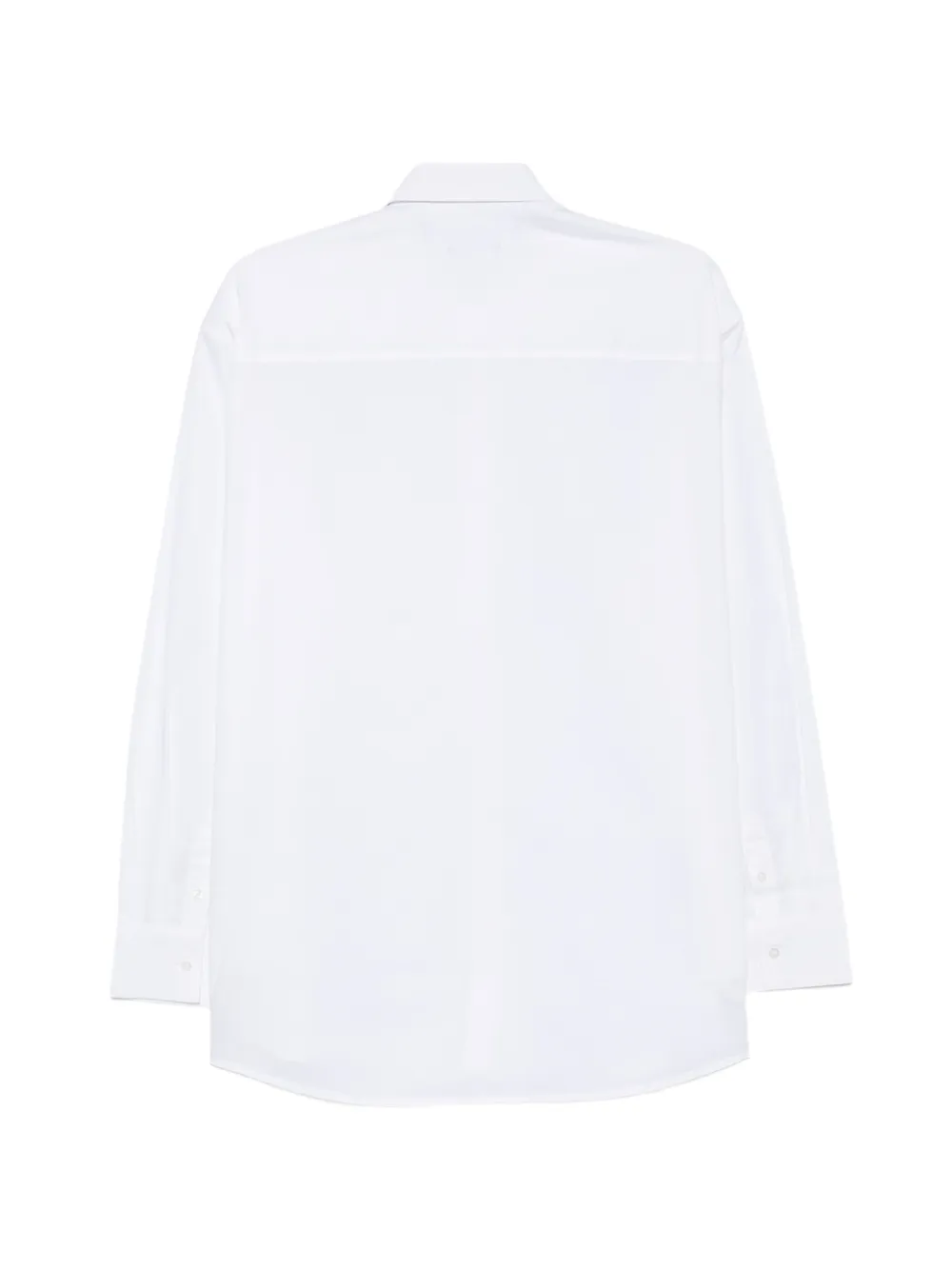Karl Lagerfeld Losvallend overhemd met logo-detail Wit