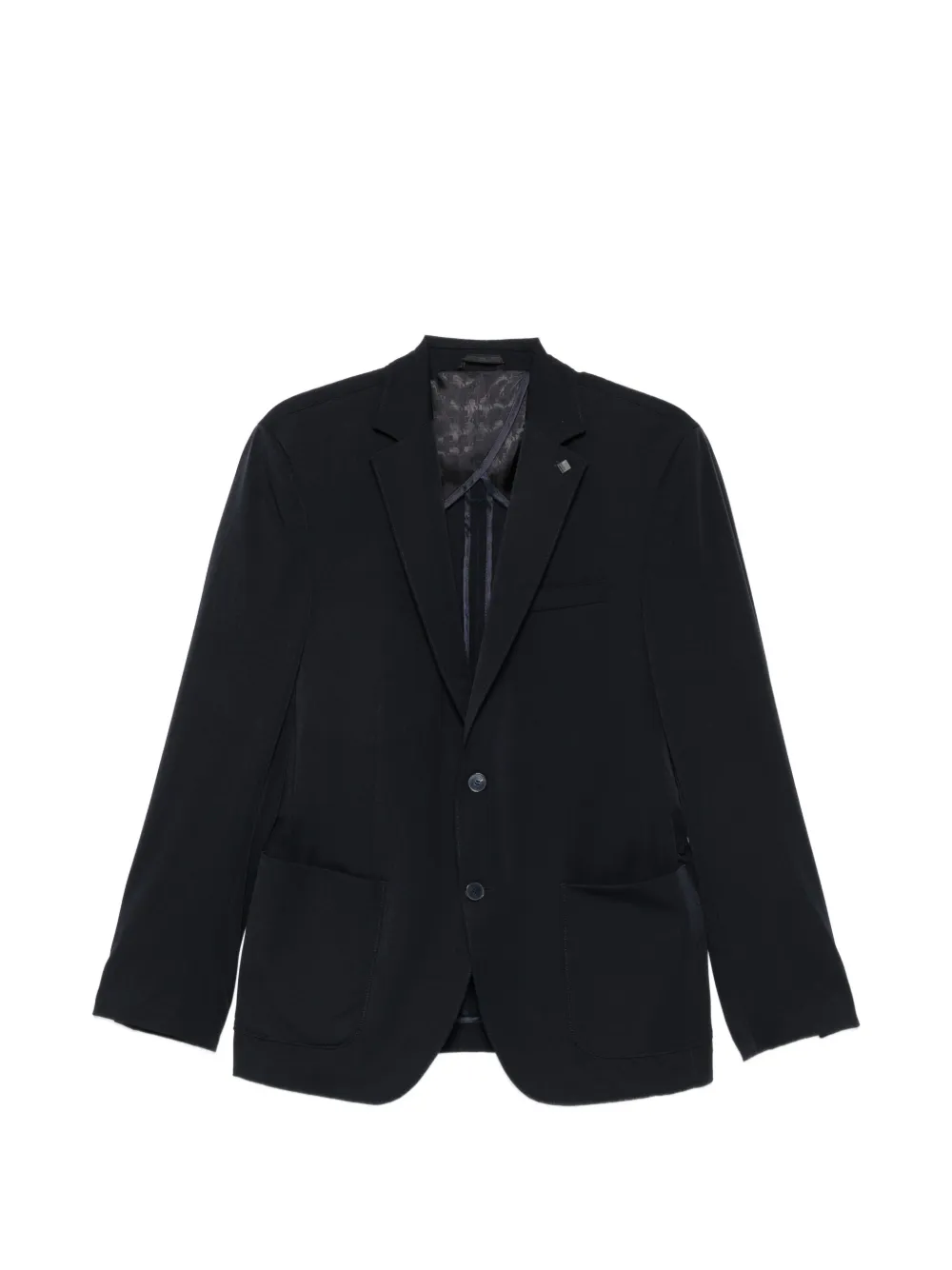 Karl Lagerfeld single-breasted notch-lapel blazer - Blau