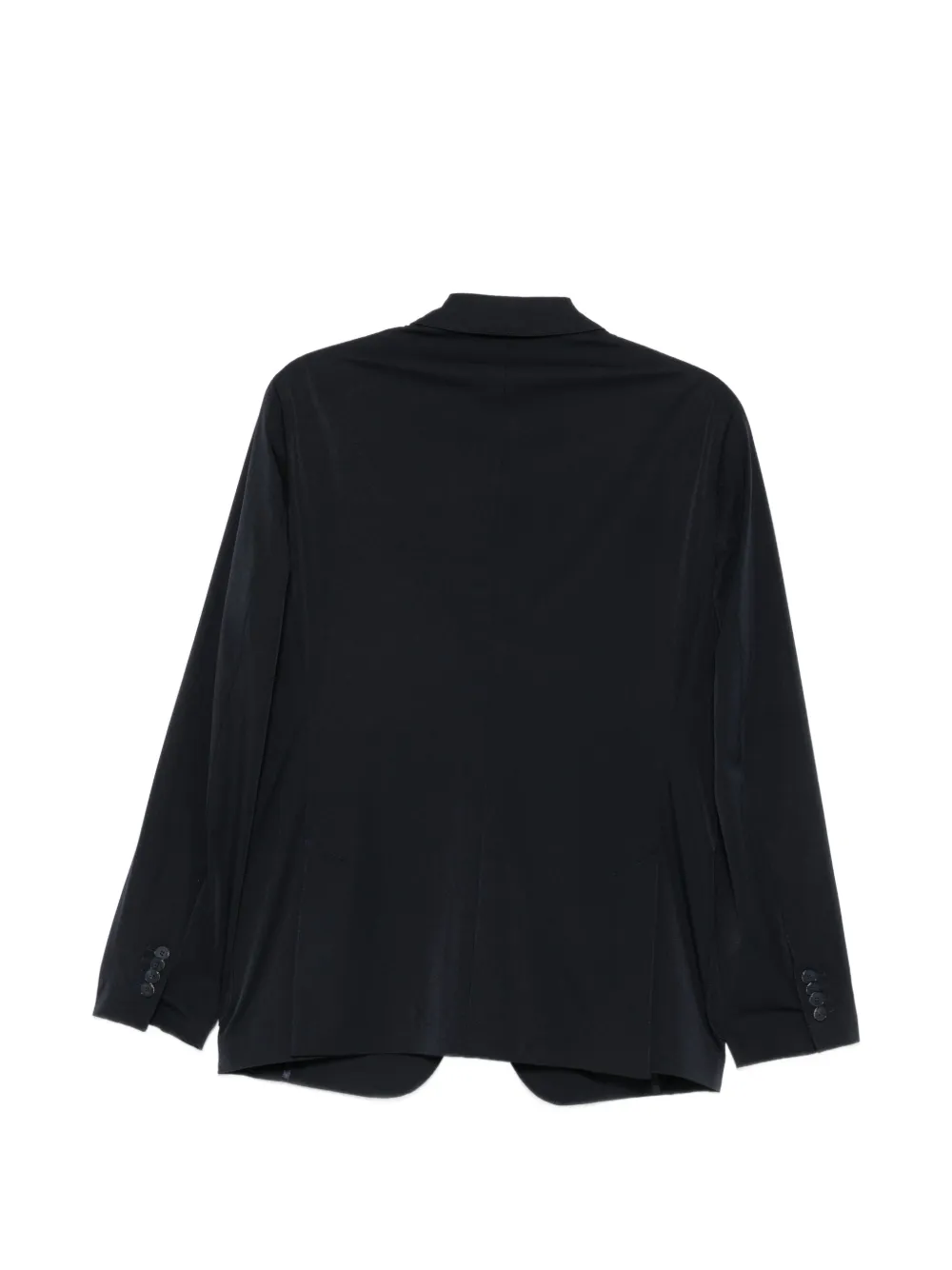 Karl Lagerfeld Blazer met enkele rij knopen en gekerfde revers Blauw