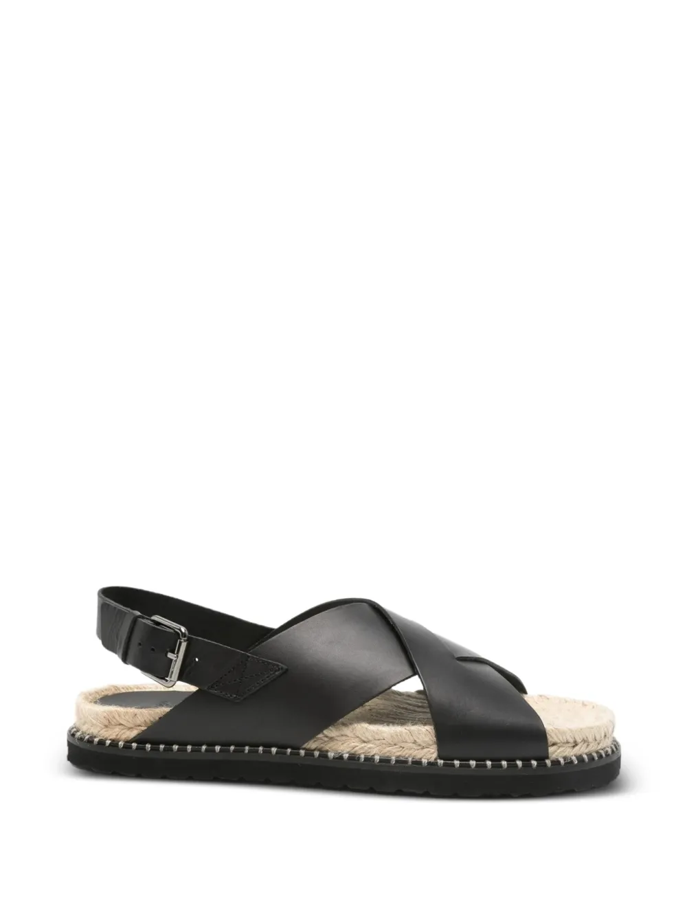 Castañer Tiago crossover-strap slingback sandals - Black