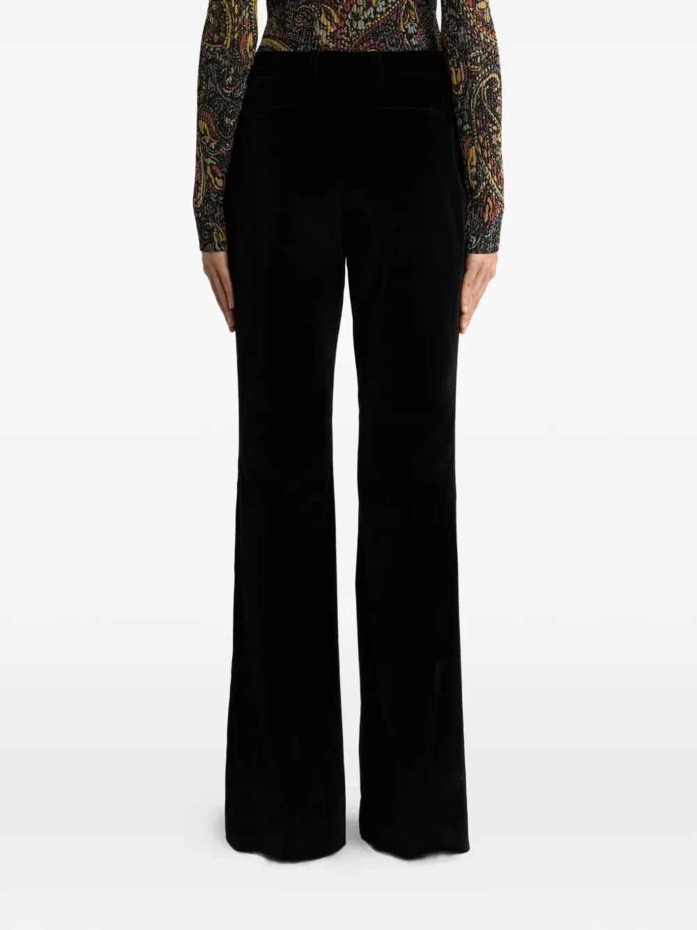 ETRO Fluwelen broek Zwart