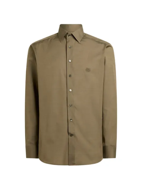 ETRO camisa con bordado Pegaso
