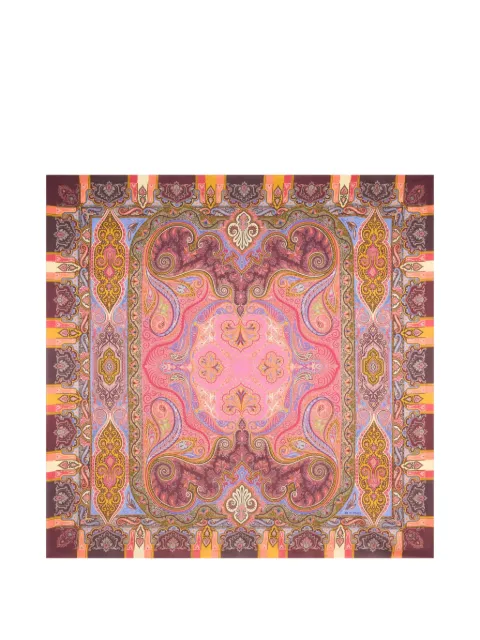 ETRO Paisley wool and silk shawl