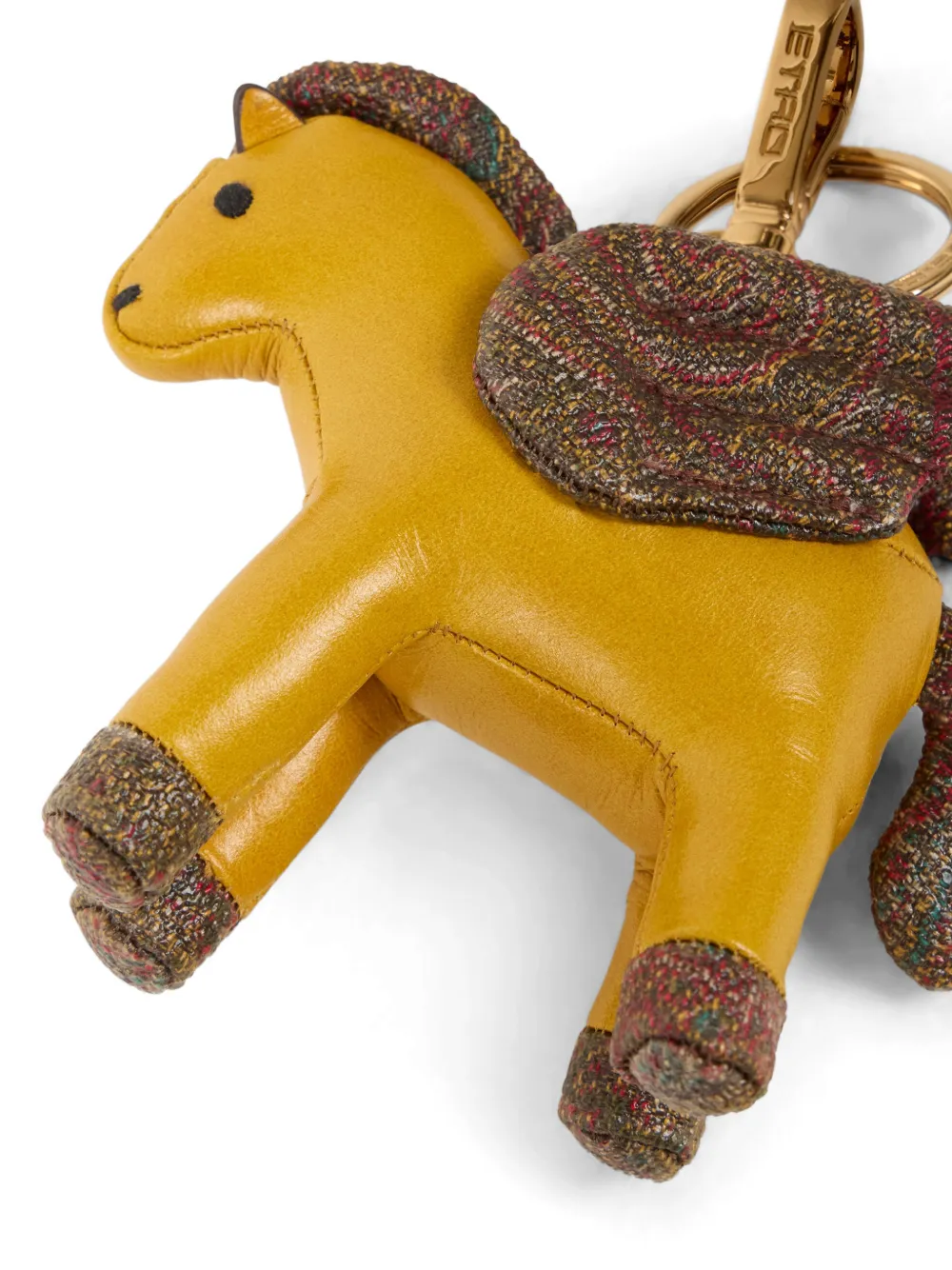ETRO Pegaso tassenbedel Geel