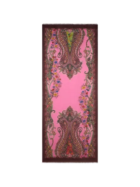 ETRO printed cashmere scarf