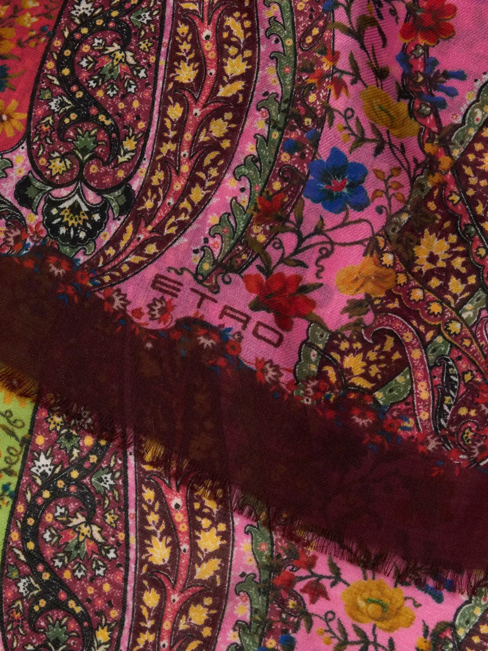 ETRO Kasjmier sjaal Roze