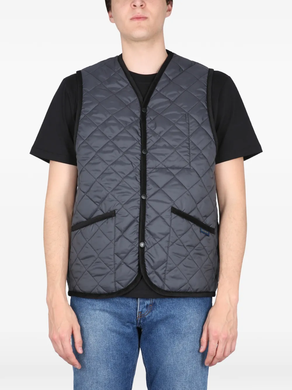 Lavenham Dublin quilted gilet - Grigio
