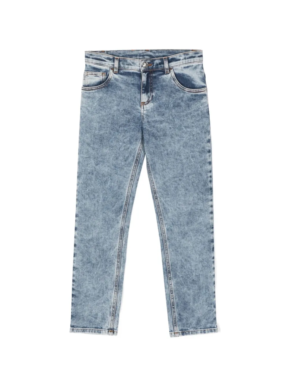 Versace Kids straight-leg jeans - Blu