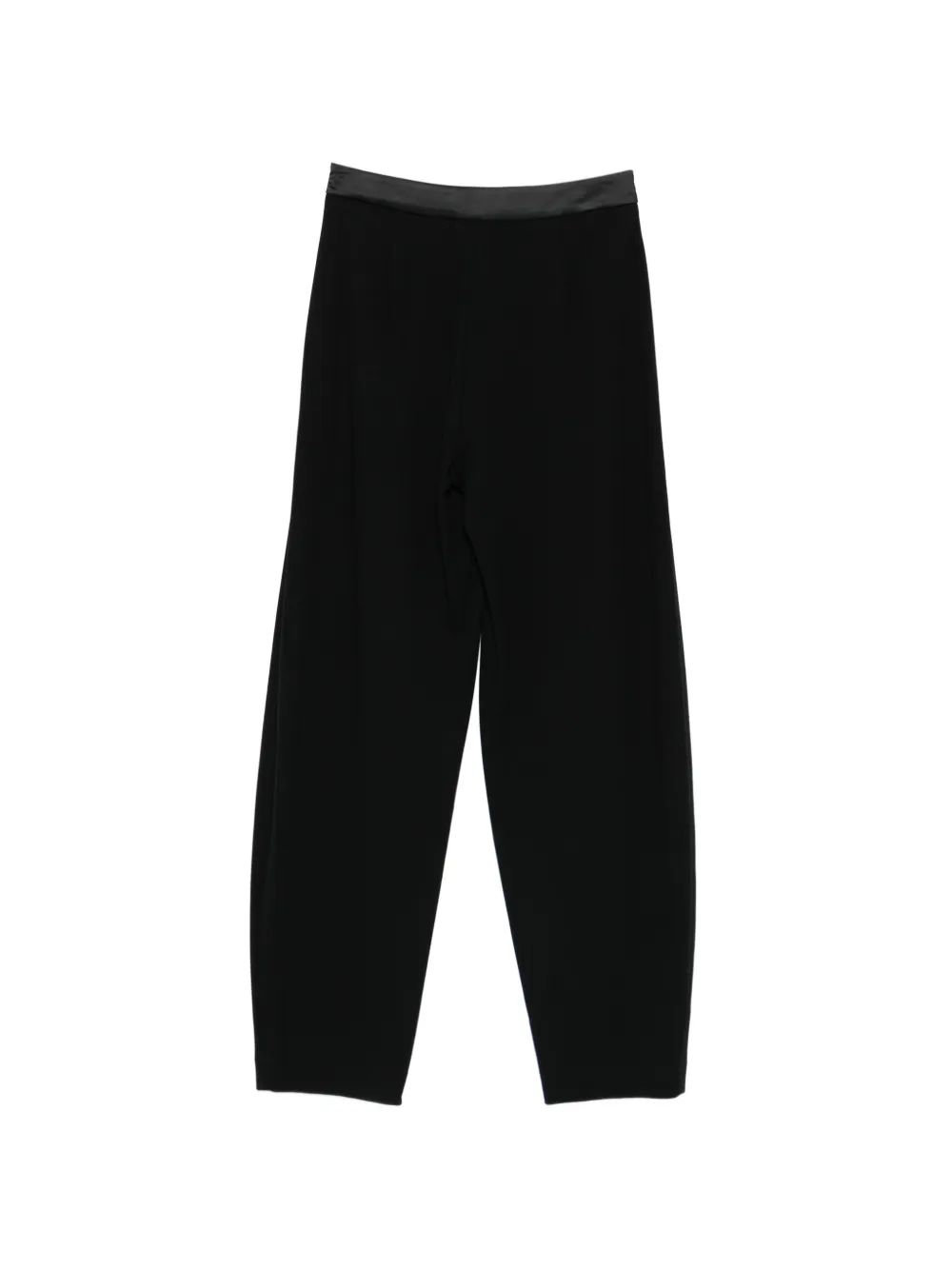 Emporio Armani Satijnen broek Zwart