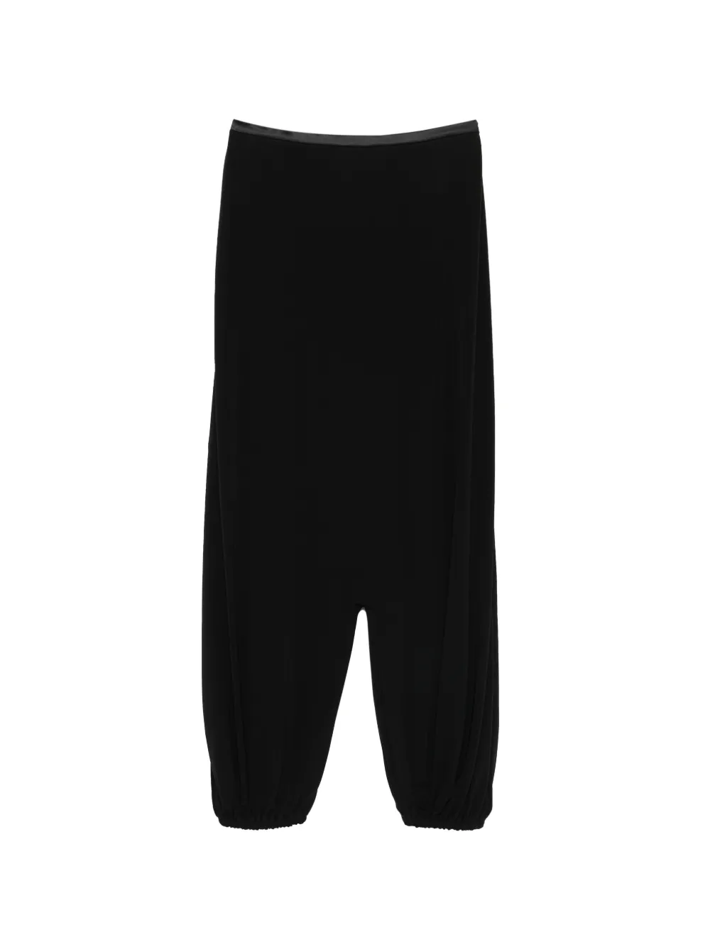 Emporio Armani Broek met elastische cuffs Zwart