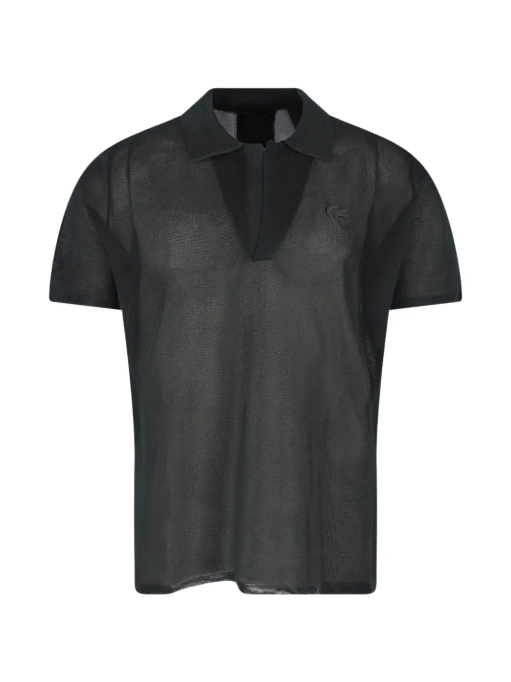 Lacoste logo-patch T-shirt - Nero