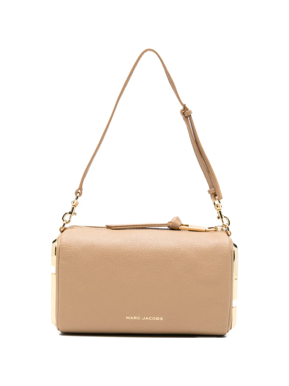 Marc Jacobs The Snapshot leather clutch bag - Toni neutri