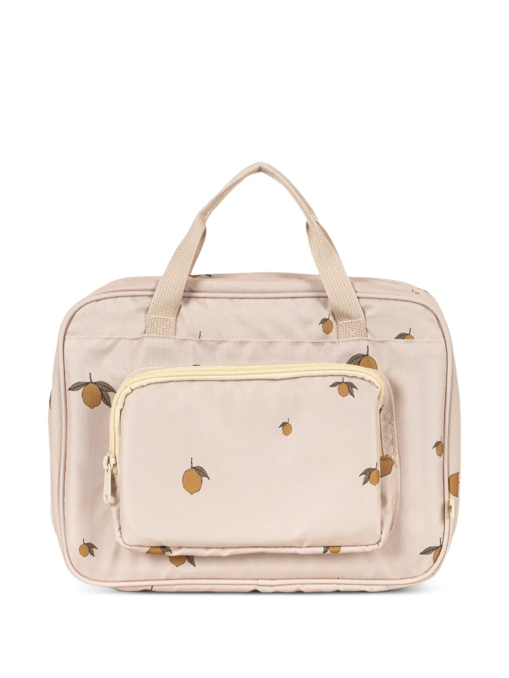 Konges Sløjd lemon-print holiday essentials bag - Toni neutri