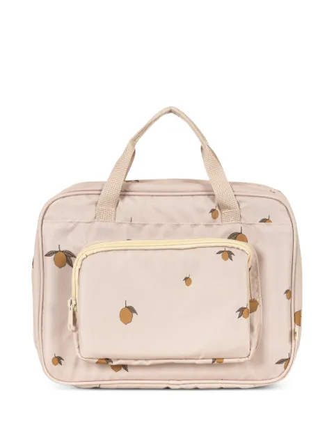 Konges Sløjd lemon-print holiday essentials bag