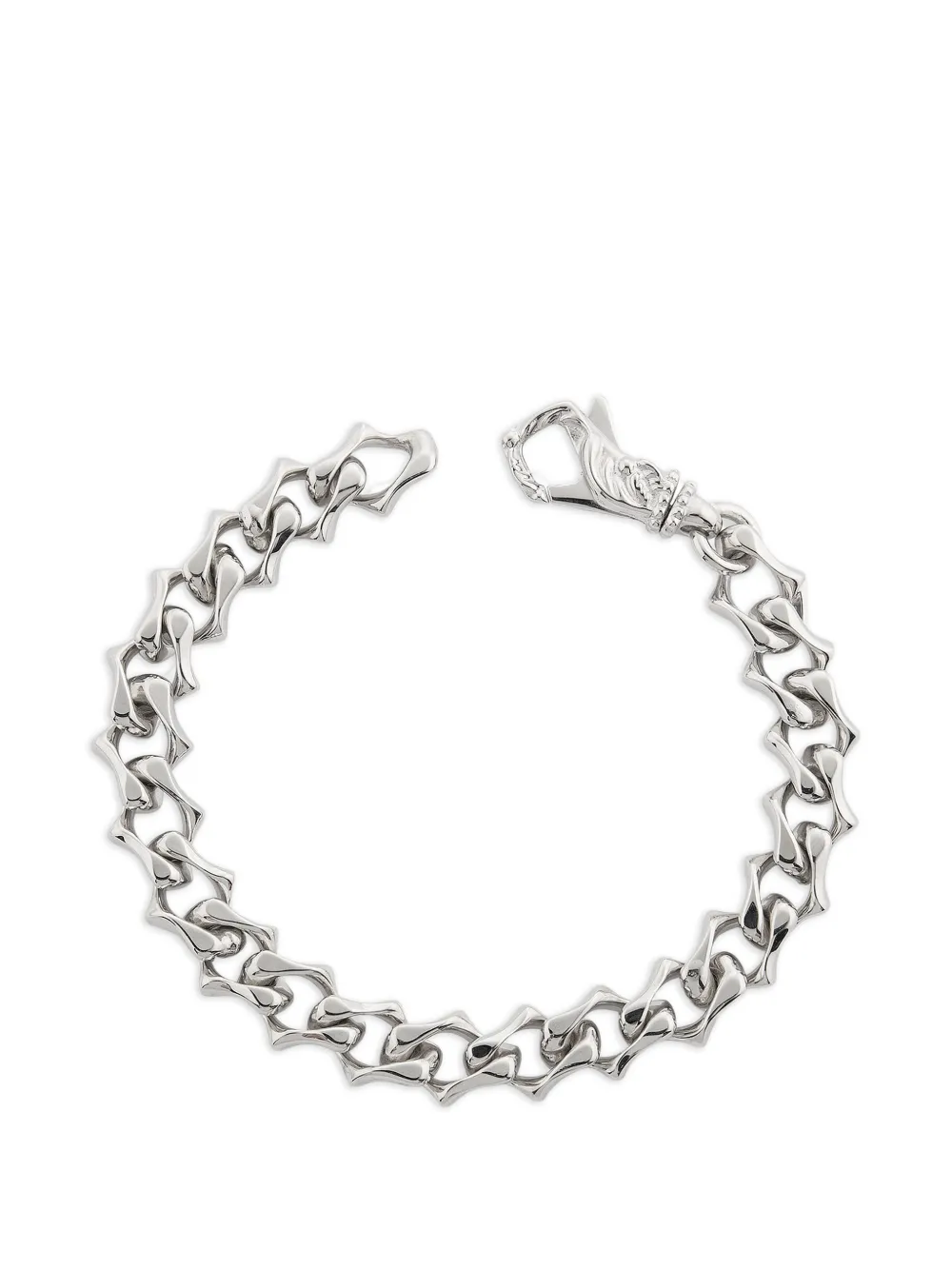 Emanuele Bicocchi polished sharp chain bracelet - Argento