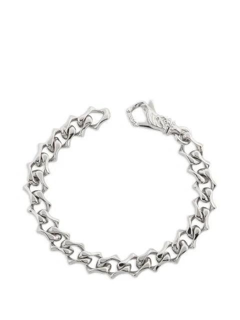 Emanuele Bicocchi polished sharp chain bracelet