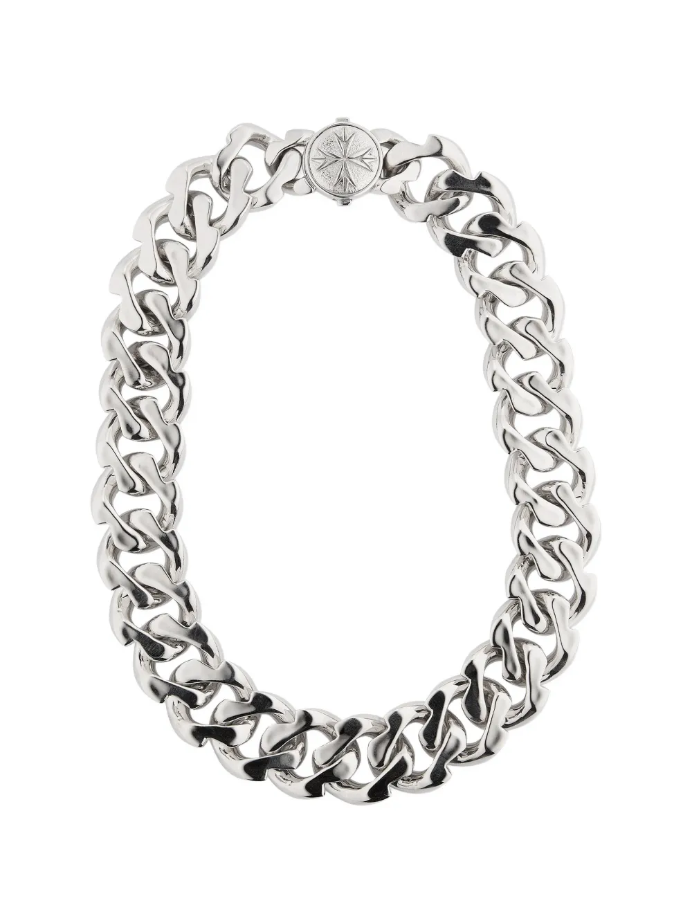 Emanuele Bicocchi Edge chain necklace - Argento