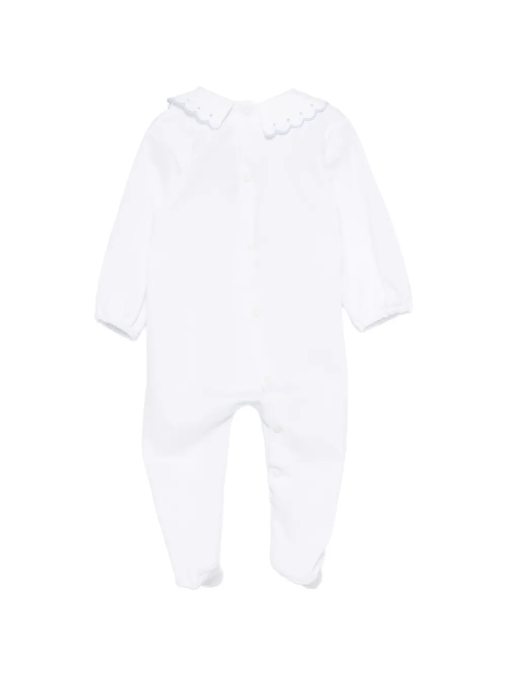 La Stupenderia Pyjama met gewelfde kraag Wit