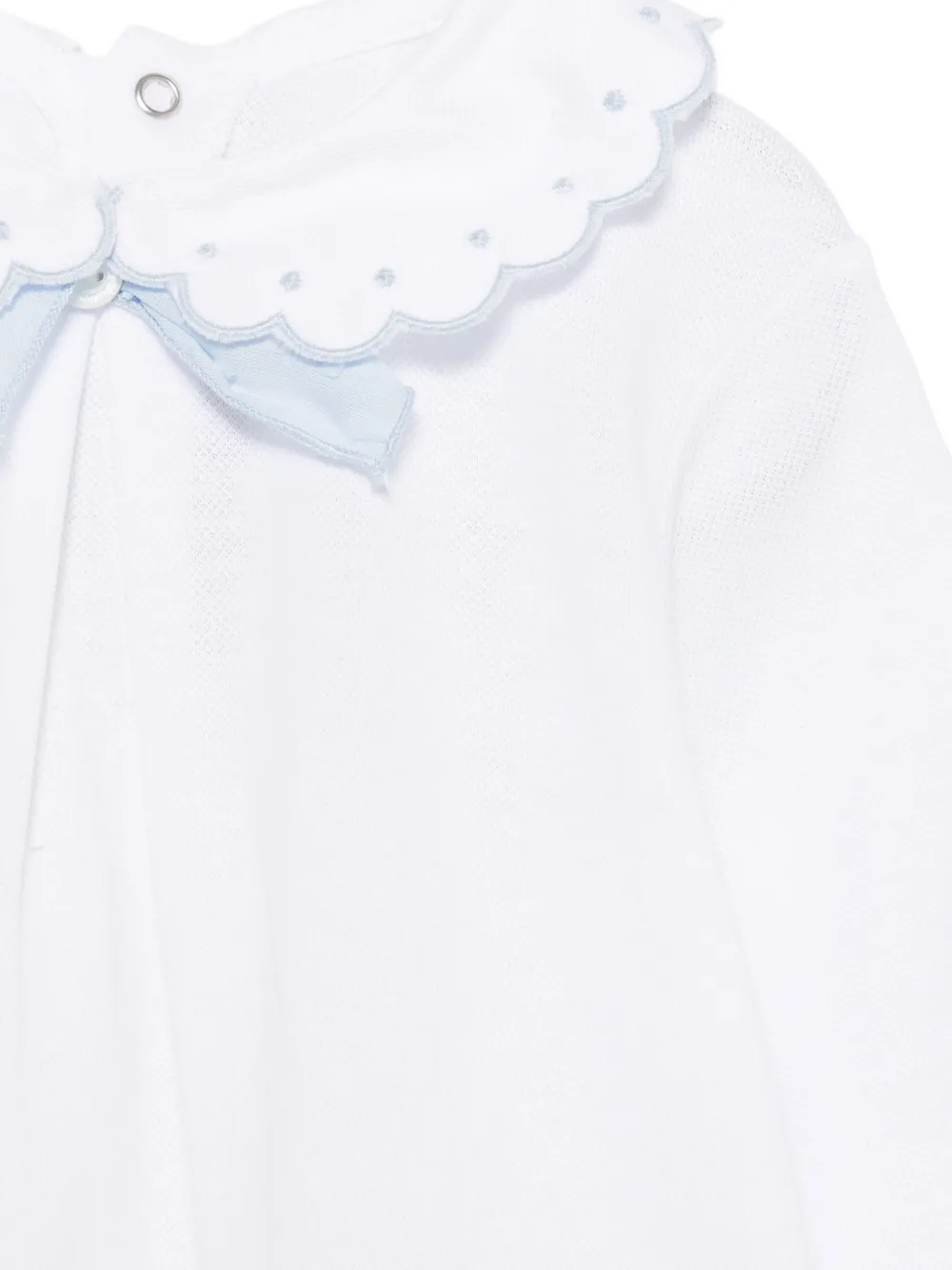 La Stupenderia Pyjama met gewelfde kraag Wit