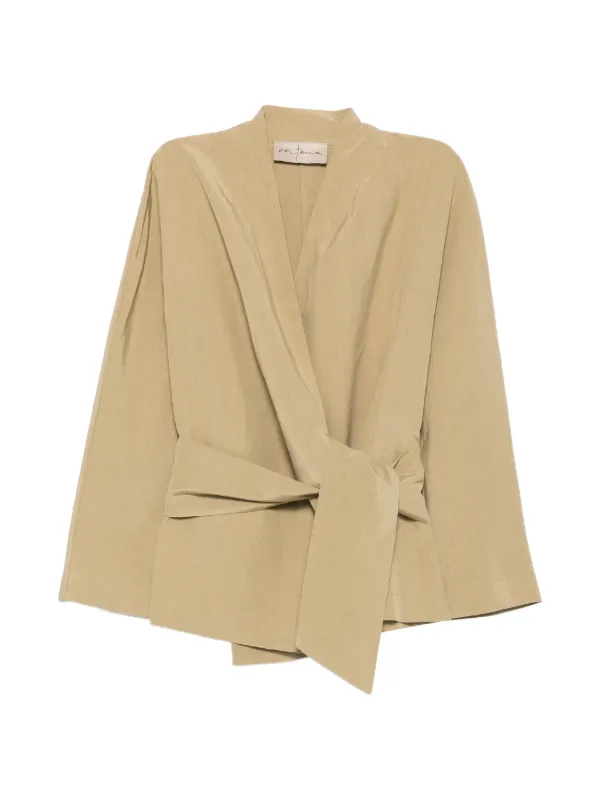 Cortana Simona Wrap Jacket in Neutrals