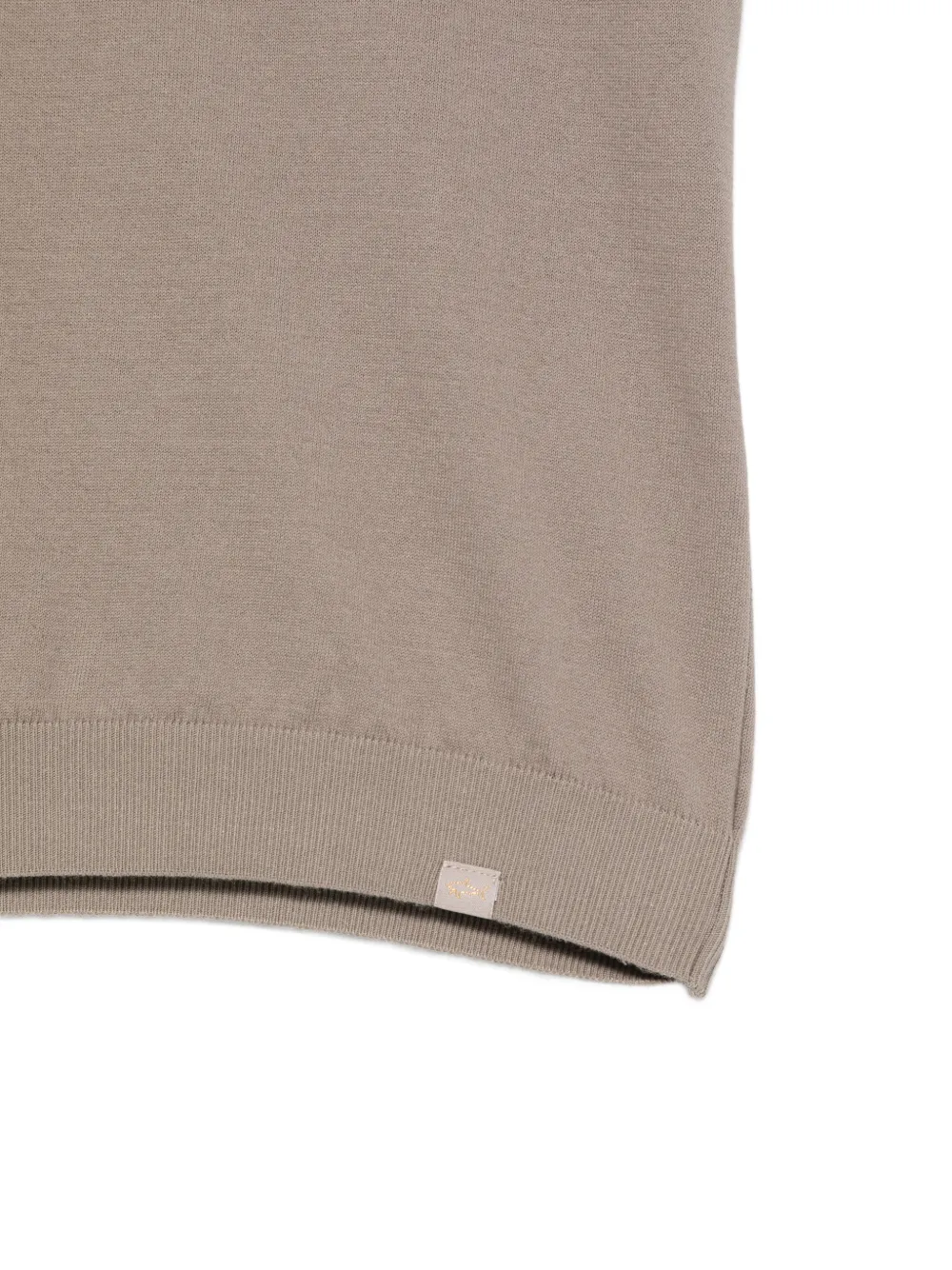 Paul & Shark Poloshirt met logopatch Beige